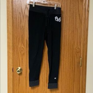 VS Pink Tie Up Yoga Pants Size M